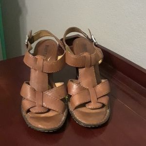 Born leather sandals